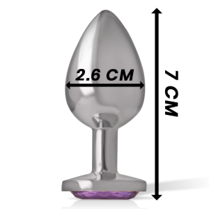 PLUG ANAL DE METAL INTENSE S (VIOLETA) | 7 CM - Image 4