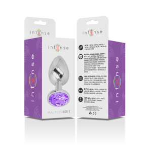 PLUG ANAL DE METAL INTENSE S (VIOLETA) | 7 CM - Image 6