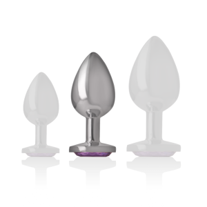 PLUG ANAL DE METAL INTENSE M (VIOLETA) | 8 CM - Image 5