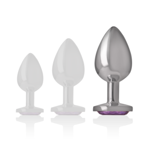PLUG ANAL DE METAL INTENSE L (VIOLETA) | 9 CM - Image 5