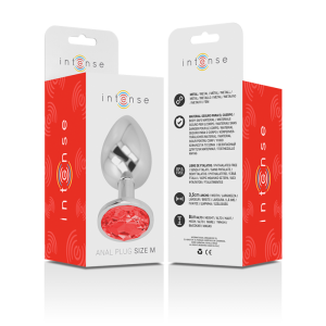 PLUG ANAL DE METAL INTENSE M (VERMELHO) | 8 CM - Image 6