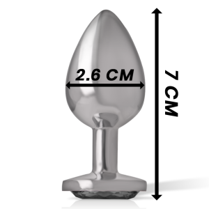 PLUG ANAL DE METAL INTENSE S (PRETO) | 7 CM - Image 4