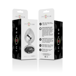 PLUG ANAL DE METAL INTENSE S (PRETO) | 7 CM - Image 6