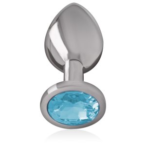 PLUG ANAL DE METAL INTENSE M (AZUL) | 8 CM - Image 2