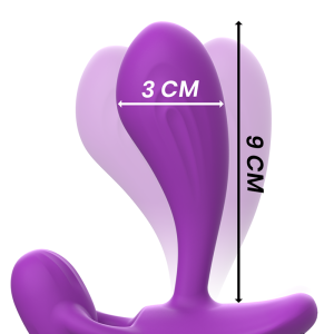 PLUG ANAL VIBRATÓRIO UNISSEXO SHELLY (ROXO) - Image 4