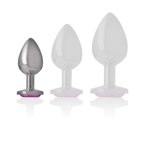 PLUG ANAL DE METAL CORAÇÃO S (ROSA) | 7 CM - Image 5