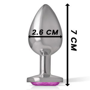 PLUG ANAL DE METAL CORAÇÃO S (ROSA) | 7 CM - Image 4