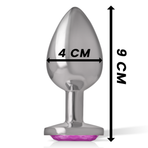PLUG ANAL DE METAL CORAÇÃO L (ROSA) | 9 CM - Image 4