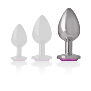 PLUG ANAL DE METAL CORAÇÃO L (ROSA) | 9 CM - Image 5