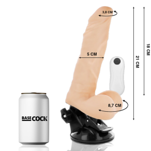 VIBRADOR REALÍSTICO ARTICULÁVEL (COM COMANDO) | 21 CM - Image 2