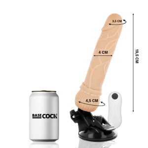 VIBRADOR REALÍSTICO BASECOCK (COM COMANDO) | 19,5 CM - Image 2