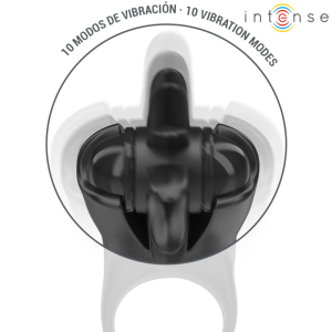 ANEL PARA O PÉNIS COM ESTIMULADOR DE CLÍTORIS MABEL (10 VIBRAÇÕES) - Image 2