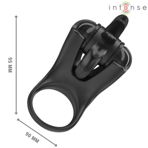 ANEL PARA O PÉNIS COM ESTIMULADOR DE CLÍTORIS MABEL (10 VIBRAÇÕES) - Image 5