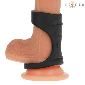 ANEL DUPLO PARA O PÉNIS THEO (PRETO) - Image 2