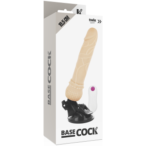 VIBRADOR REALÍSTICO BASECOCK (COM COMANDO) | 19,5 CM - Image 4