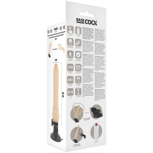 VIBRADOR REALÍSTICO BASECOCK (COM COMANDO) | 19,5 CM - Image 5