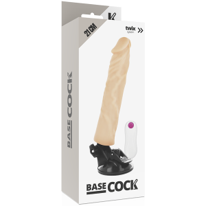 VIBRADOR REALÍSTICO BASECOCK (COM COMANDO) | 21 CM - Image 4