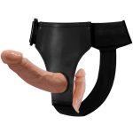 STRAP-ON COM DILDO DUPLO