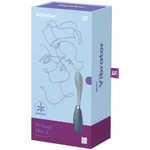 VIBRADOR FLEXÍVEL SATISFYER G-SPOT FLEX 3 (CINZENTO) - Image 4
