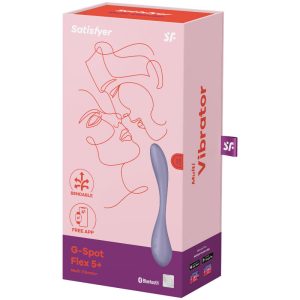 VIBRADOR FLEXÍVEL SATISFYER G-SPOT FLEX 5 COM APP (LILÁS) - Image 5