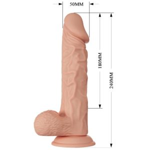 DILDO REALÍSTICO BURAQ (COM VIBRAÇÃO) | 24 CM - Image 6