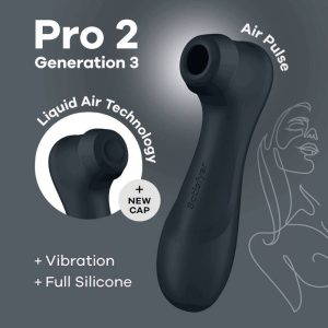 ESTIMULADOR DE CLÍTORIS SATISFYER PRO 2 COM SUCÇÃO (PRETO) - Image 5