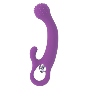 VIBRADOR NAILA COM ESTIMULADOR DE CLÍTORIS (LILÁS) - Image 3