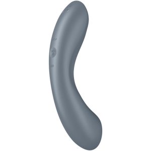 VIBRADOR DE PONTO G SATISFYER CURVE TRINITY 1 (CINZENTO) - Image 5