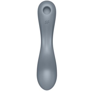 VIBRADOR DE PONTO G SATISFYER CURVE TRINITY 1 (CINZENTO) - Image 4