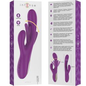 VIBRADOR RABBIT APOLO COM LÍNGUA (ROXO) - Image 7