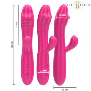 VIBRADOR RABBIT IVY FLEXÍVEL COM LÍNGUA (ROSA) - Image 2