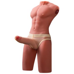TORSO MASCULINO COM PÉNIS E VIBRAÇÃO JASON | 55 CM - Image 3