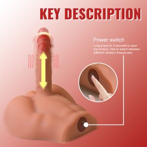 MASTURBADOR COM PÉNIS PEEL (COM THRUSTING) | 17,5 CM - Image 10