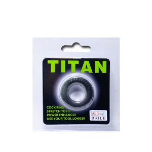 ANEL PARA O PÉNIS BAILE TITAN (PRETO/VERDE) | 2 CM - Image 5