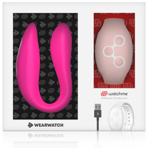 VIBRADOR PARA CASAL WEARWATCH COM CONTROLO REMOTO (FÚCSIA / ROSA) - Image 6
