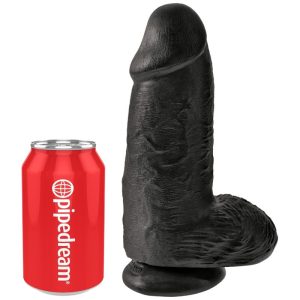 DILDO REALÍSTICO CHUBBY (PRETO) | 23 CM - Image 5