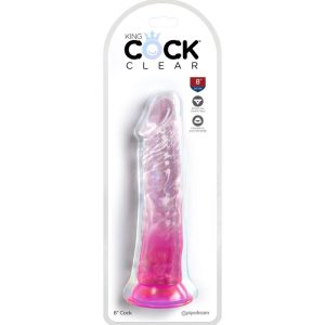 DILDO REALÍSTICO CLEAR (ROSA) | 19.7 CM - Image 2