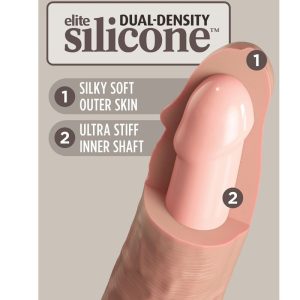 DILDO REALÍSTICO ELITE (PELE CLARA) | 25.4 CM - Image 4