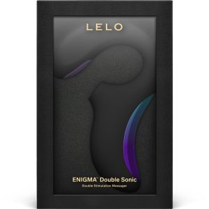 VIBRADOR ENIGMA DOUBLE SONIC PONTO G (PRETO) - Image 4