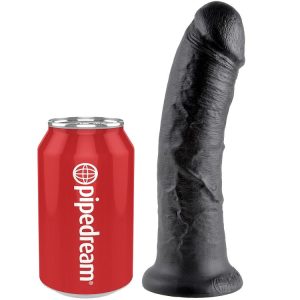DILDO REALÍSTICO KING COCK #8 (PRETO) | 20.3 CM - Image 2