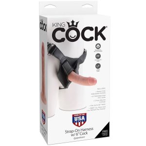 STRAP-ON KING COCK COM DILDO DE 15.2 CM - Image 2