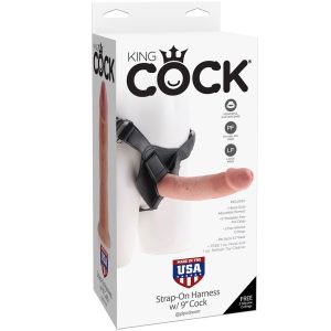 STRAP-ON KING COCK COM DILDO DE 22.9 CM - Image 4