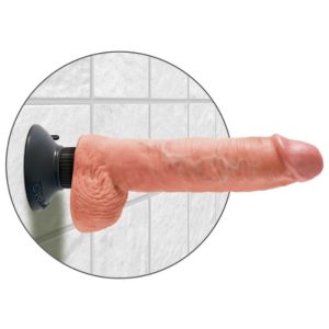 VIBRADOR REALÍSTICO FLEXÍVEL (PELE CLARA) | 25.5 CM - Image 4