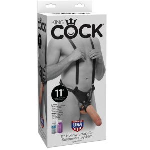 STRAP-ON COM DILDO OCO E SUSPENSÓRIOS (28 CM) - Image 2