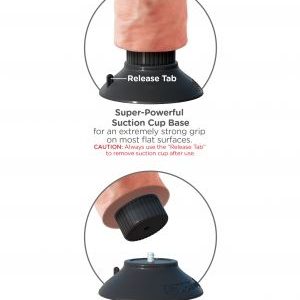 VIBRADOR REALÍSTICO FLEXÍVEL (PELE CLARA) | 20.32 CM - Image 5