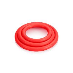 SET DE 3 ANÉIS PARA O PÉNIS CALEXOTICS (VERMELHO) - Image 3